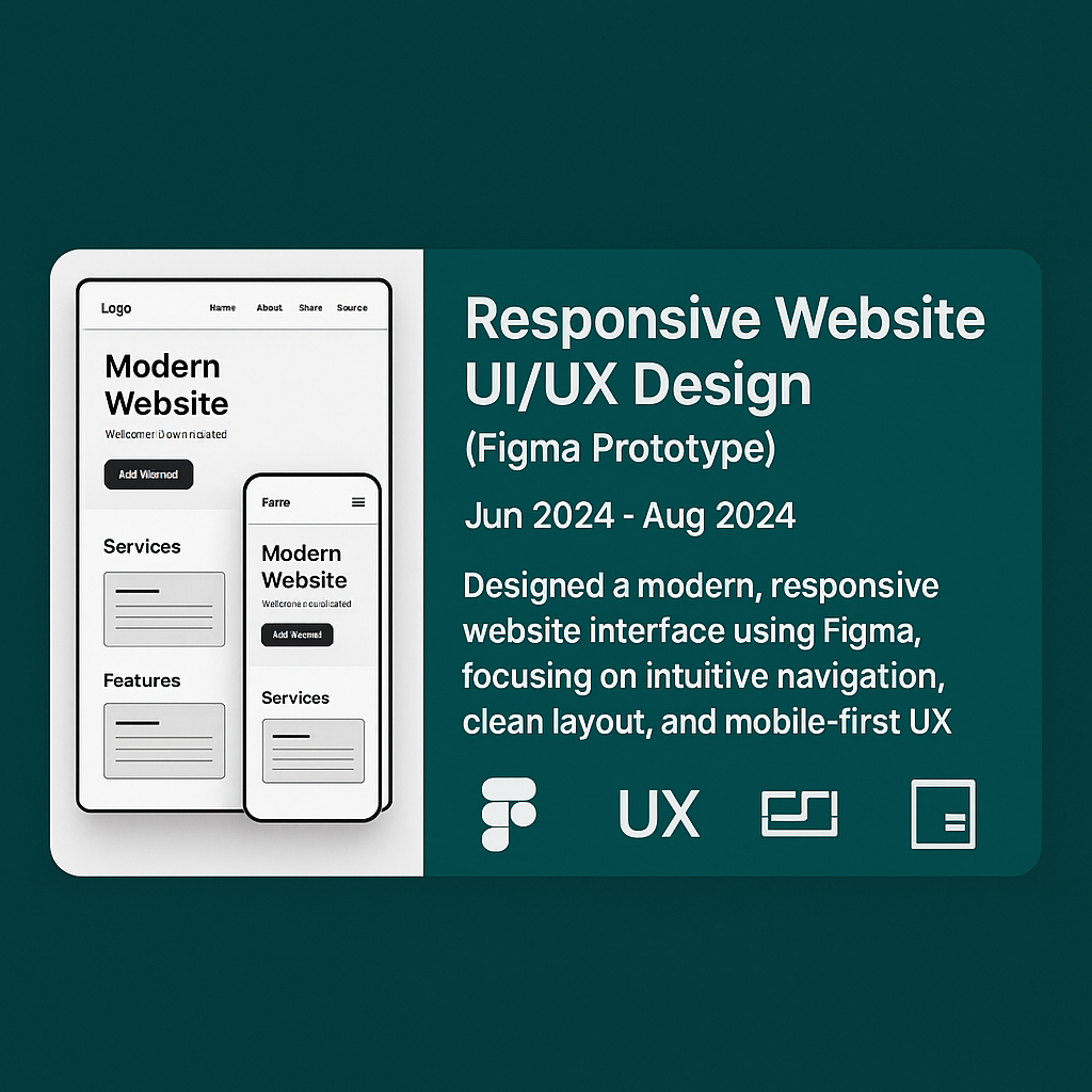 Responsive Website UI/UX Design
